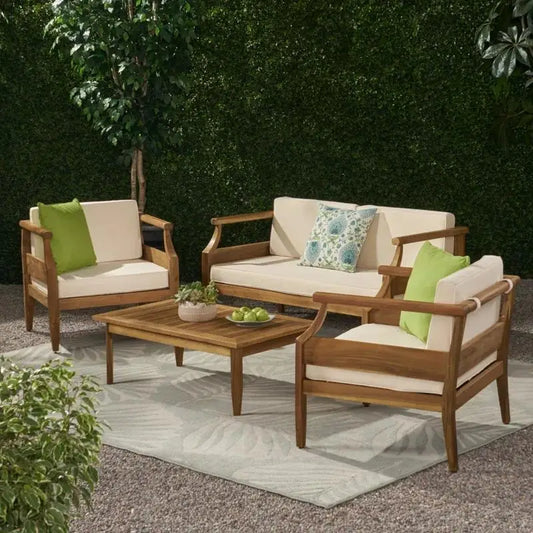 Patio Set - 4-Seat,  Loveseat, Coffee Table, Chairs